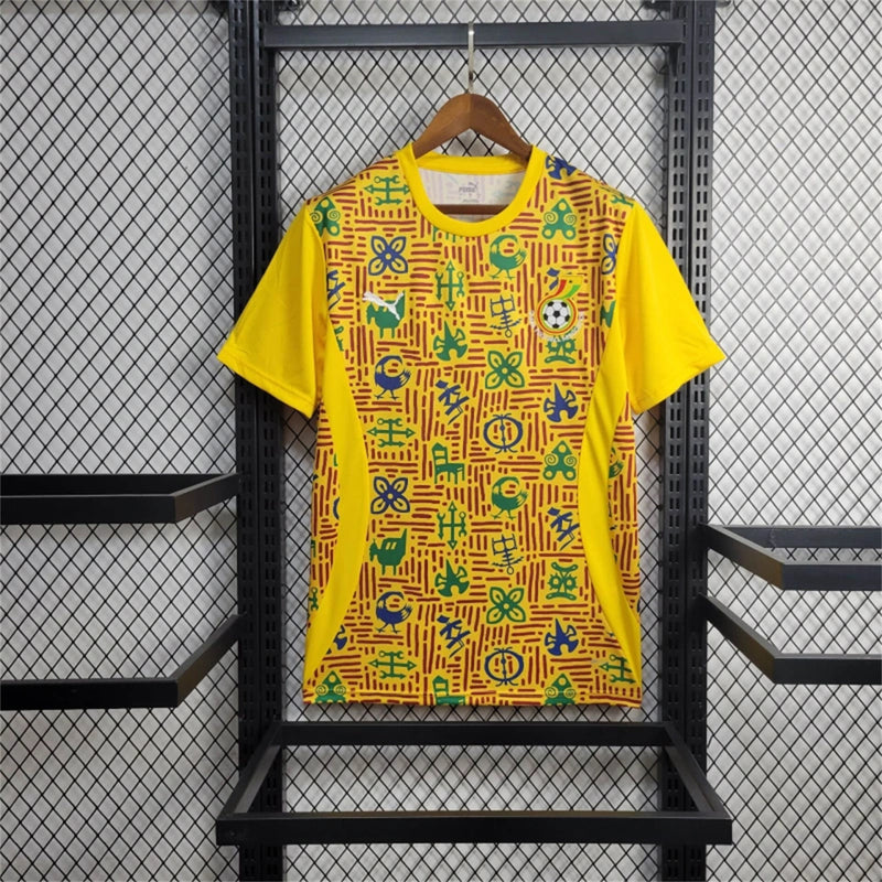 Camisa Pré Jogo Gana | 24/25 Torcedor Puma - Amarela