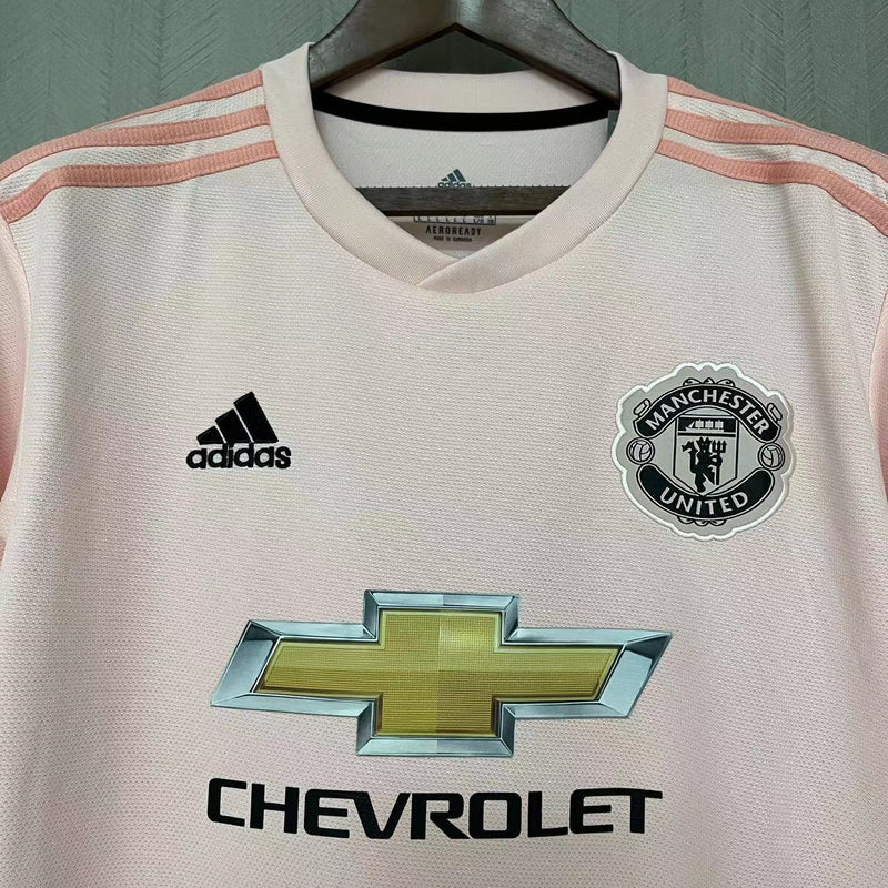 Camisa II Manchester United Retrô | 18/19 Torcedor Adidas - Rosa