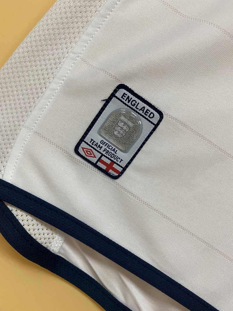 Camisa I Inglaterra Retrô | 2004 Torcedor Umbro - Branca
