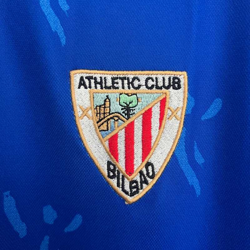 Camisa II Athletic Bilbao Retrô | 01/03 %100 Athletic - Azul