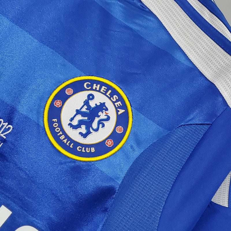 Camisa I Chelsea Champions League Retrô | 2012 Adidas - Azul