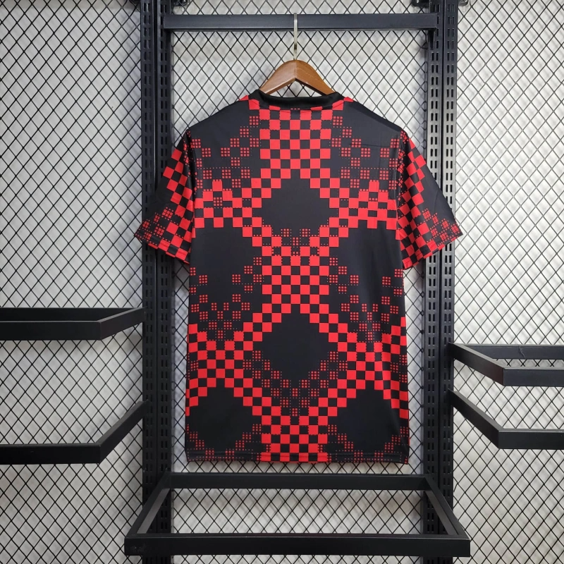 Camisa Pré Jogo Benfica | 25/26 Torcedor Adidas - Vermelha e Preta