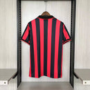 Camisa I Milan Retrô | 95/96 Lotto - Vermelha e Preta