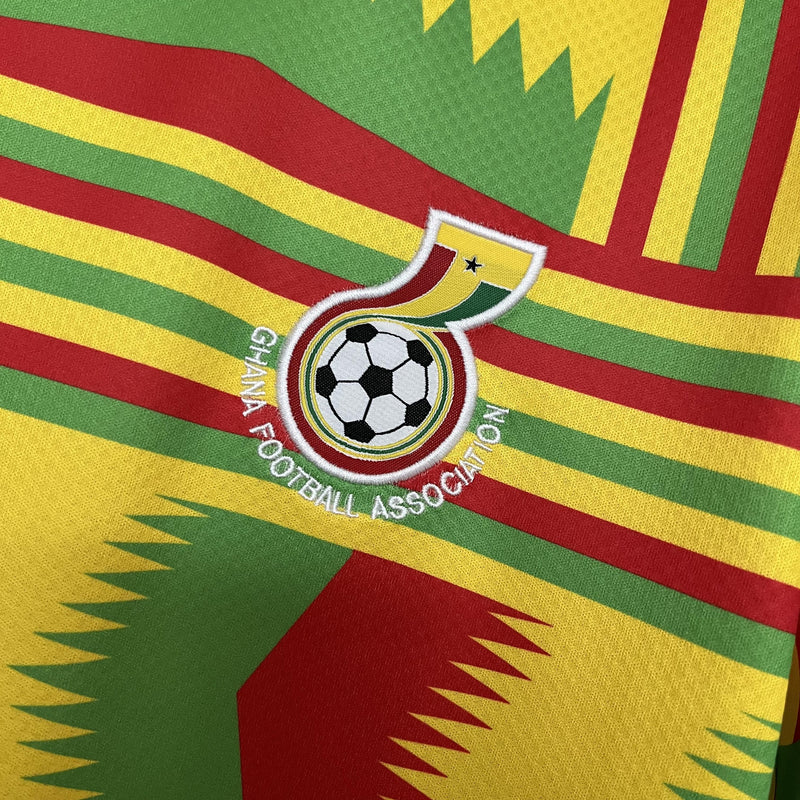 Camisa Pré Jogo Gana | 23/24 Torcedor Puma - Amarela Verde e Vermelha