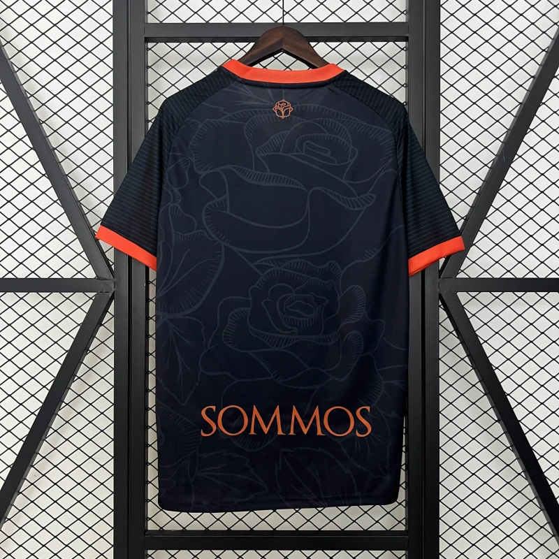 Camisa III SD Huesca | 24/25 Torcedor Soka - Preta e Laranja