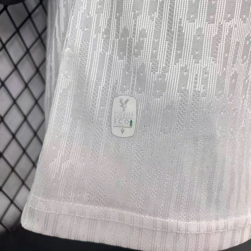 Camisa II Crystal Palace | 25/26 Modelo Jogador Macron - Branca Azul e Vermelha
