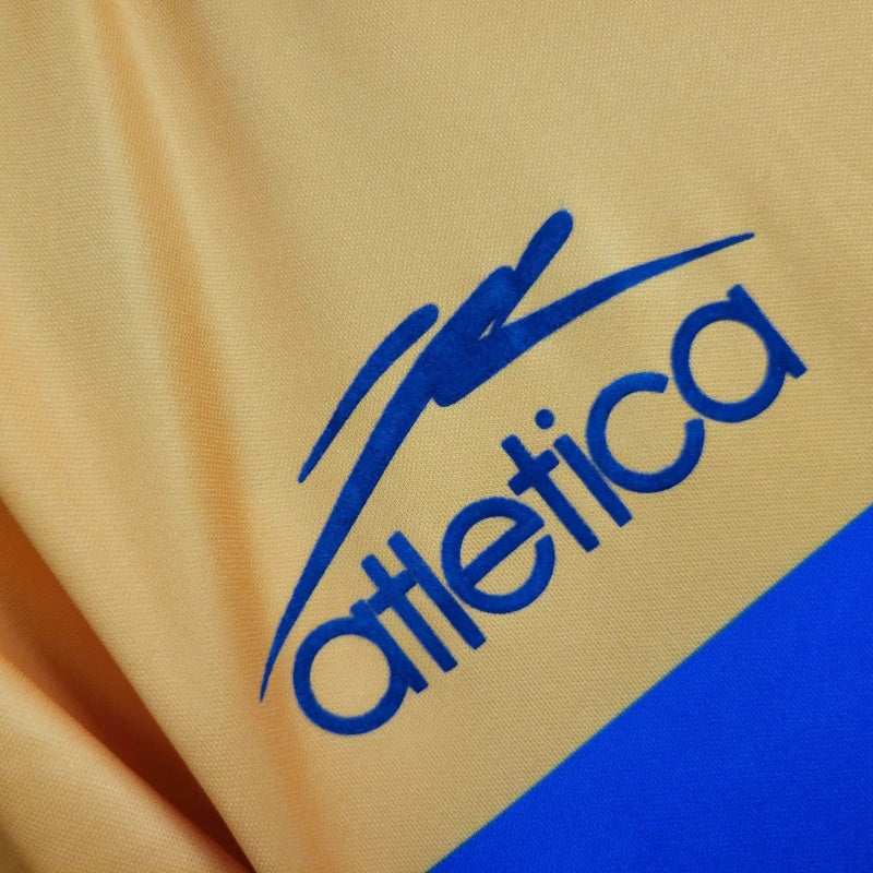 Camisa I Tigres Retrô | 03/04 Atletica - Amarela e Azul