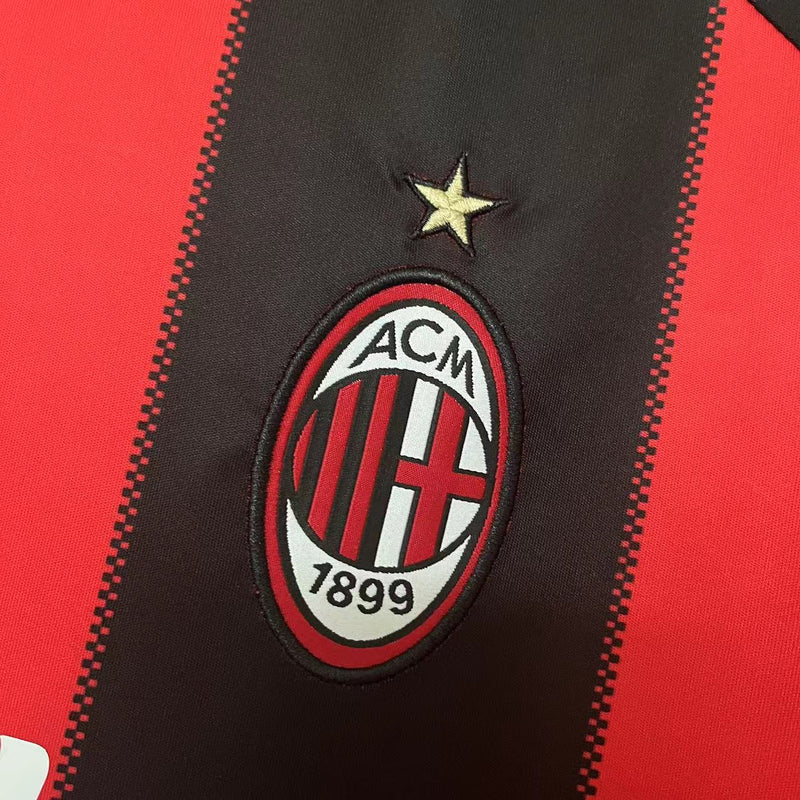 Camisa I Milan Retrô | 10/11 Torcedor Adidas - Vermelha e Preta