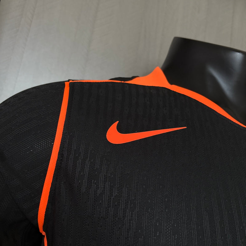 Camisa III Corinthians | 25/26 Jogador Nike - Preta e Laranja