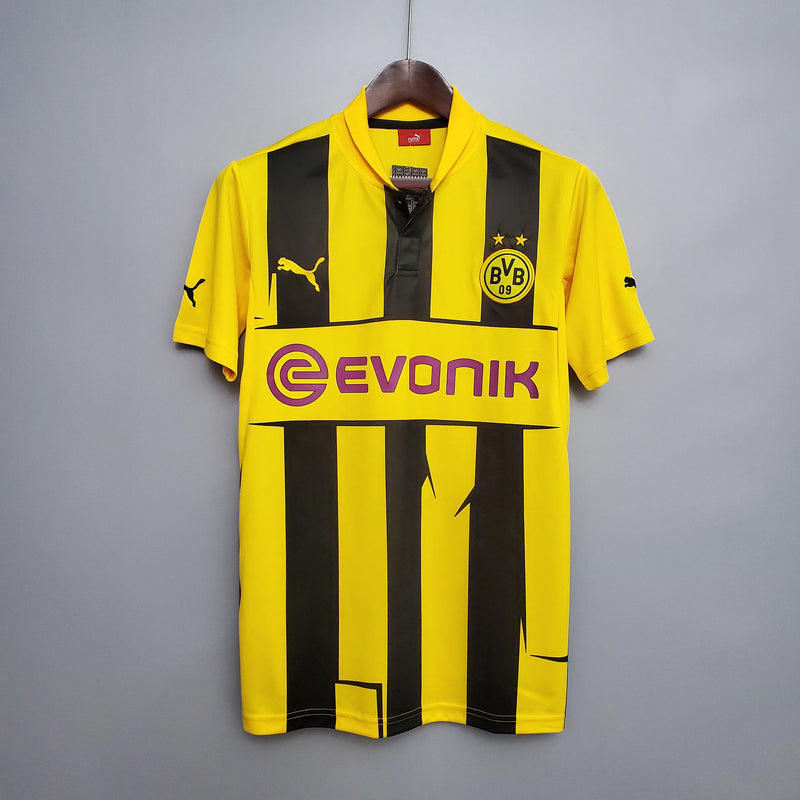 Camisa I Borussia Dortmund Retrô | 12/13 Torcedor Puma - Amarela e Preta
