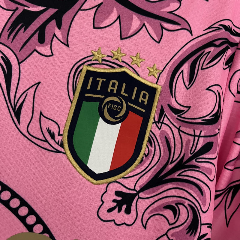 Camisa Versace x Itália | 23/24 Torcedor Puma - Rosa