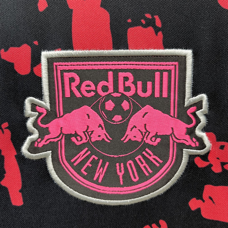 Camisa Edição Especial NY Red Bulls | 23/24 Torcedor Adidas - Preta e Rosa