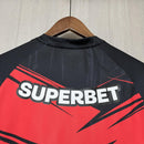 Camisa II Goleiro São Paulo | 25/26 Torcedor New Balance - Preta Vermelha e Branca