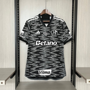 Camisa III Clube Atlético Mineiro | 24/25 Torcedor Adidas - Preta e Branca (Patrocinios)