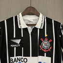 Camisa II Corinthians Retrô | 1997 Penalty - Preta e Branca