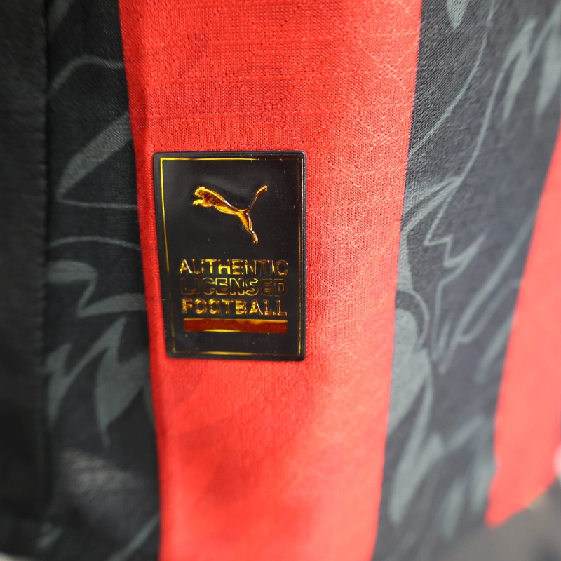 Camisa I Milan | 25/26 Jogador Puma - Vermelha e Preta