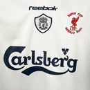 Camisa II Liverpool Retrô | 01/02 Reebok - Branca e Preta