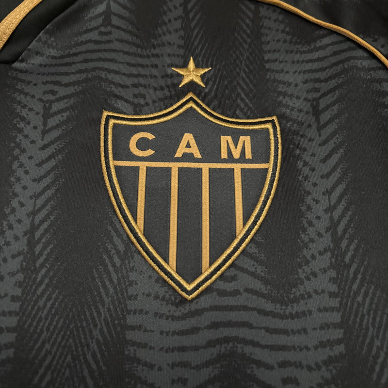 Camisa III Clube Atlético Mineiro | 25/26 Torcedor Adidas - Preta e Dourada