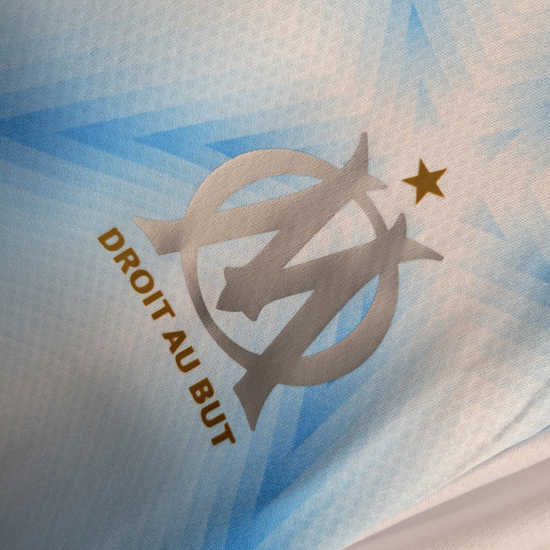 Camisa Edição Especial Olympique de Marseille | 23/24 Torcedor Puma - Branca e Azul