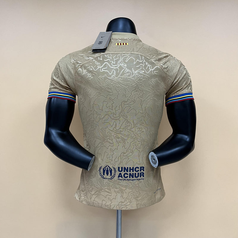 Camisa II Barcelona | 22/23 Modelo Jogador Nike - Dourado
