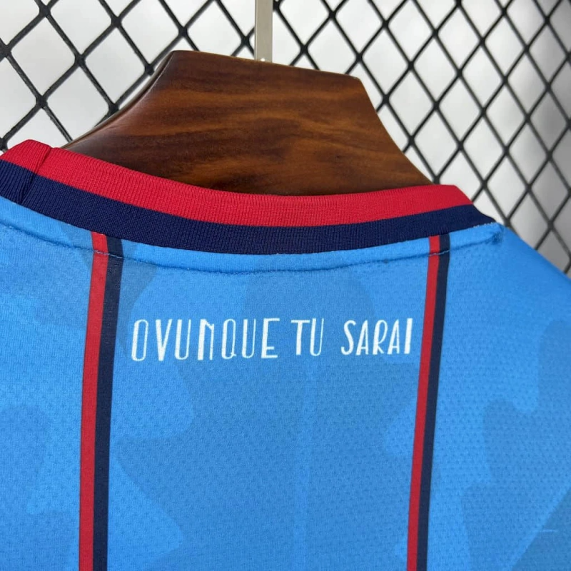 Camisa III Cagliari | 25/26 Torcedor EYE - Azul e Vermelha