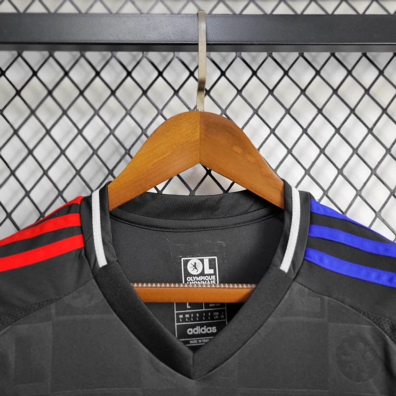 Camisa II Lyon | 24/25 Torcedor Adidas - Preta Azul e Vermelha