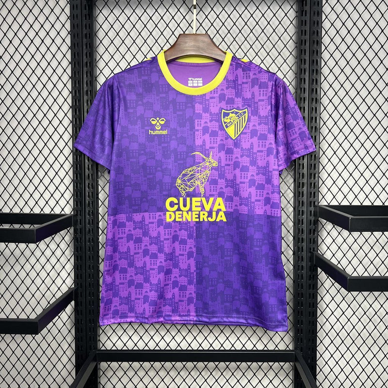 Camisa Pré Jogo Málaga | 24/25 Torcedor Hummel - Roxa