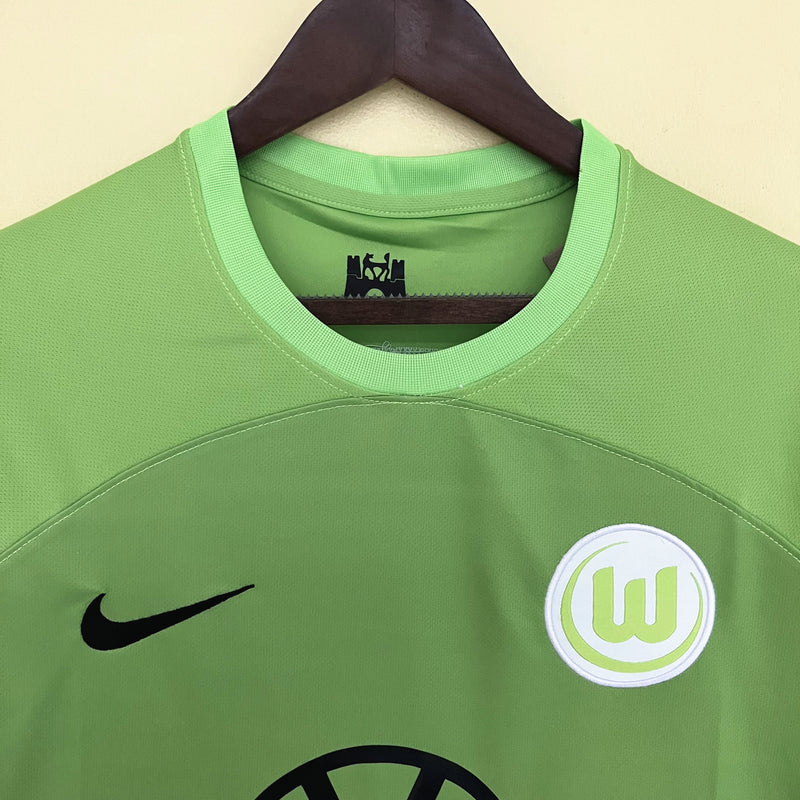 Camisa I Wolfsburg | 23/24 Torcedor Nike - Verde e Branca