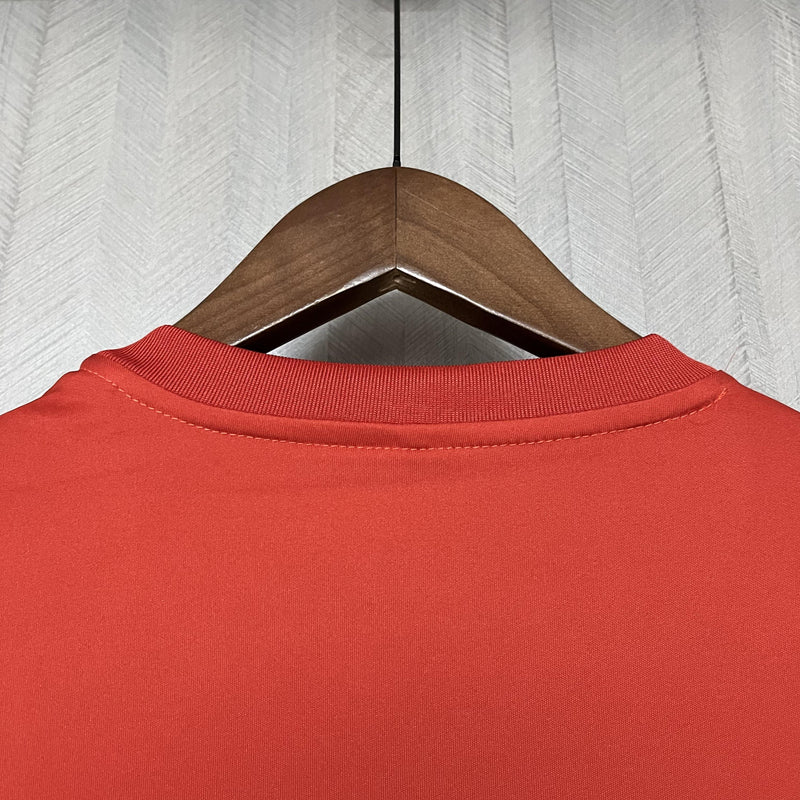 Camisa de Treino Cruzeiro | 24/25 Torcedor Adidas - Vermelha (Patrocinios)