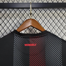 Camisa I Bayer Leverkusen | 25/26 Torcedor New Balance - Preta e Vermelha