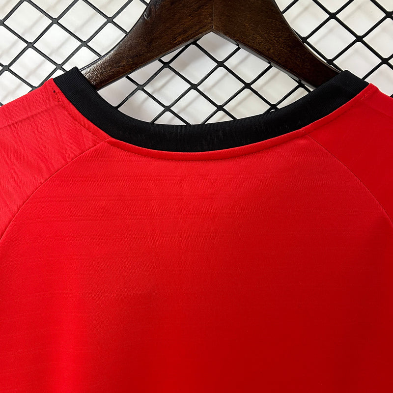 Camisa II Atlético de Madrid Retrô | 01/02 Nike - Vermelha e Preta