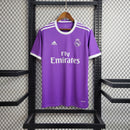 Camisa Champions League Real Madrid Retrô | 16/17 Adidas - Roxa