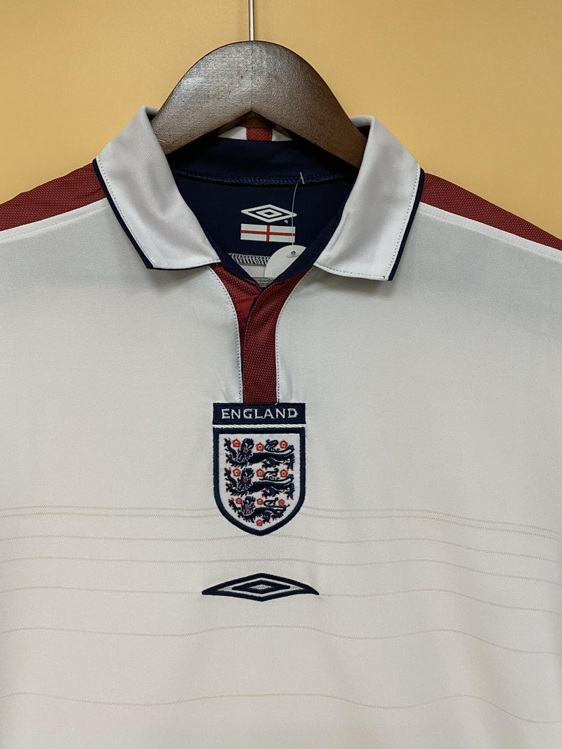 Camisa I Inglaterra Retrô | 2004 Torcedor Umbro - Branca