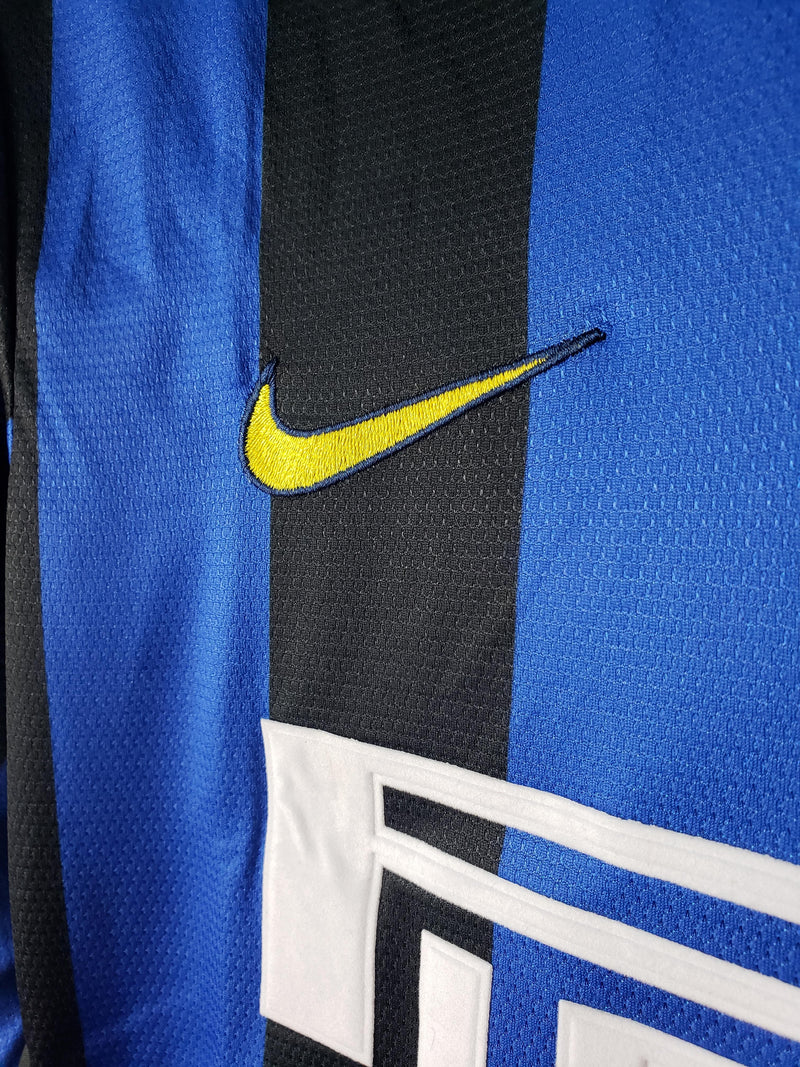 Camisa I Inter de Milão Retrô | 98/99 Nike - Azul e Preta - Manga Longa