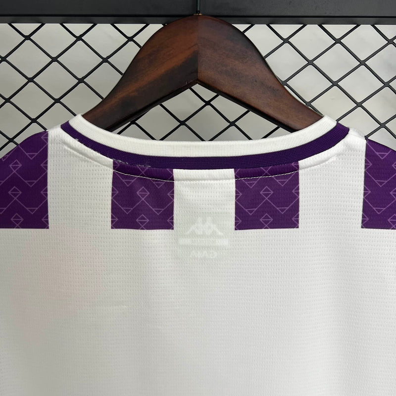 Camisa I Real Valladolid | 25/26 Torcedor Kappa - Roxa e Branca