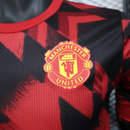 Camisa de Treino Manchester United | 25/26 Modelo Jogador Adidas - Vermelha e Preta