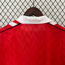 Camisa I Dinamarca Retrô | 1988 Hummel - Vermelha e Branca