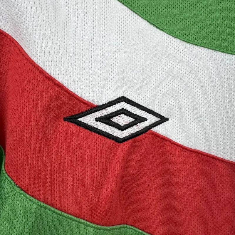 Camisa II Athletic Bilbao Retrô | 11/12 Umbro - Verde Vermelha e Branca