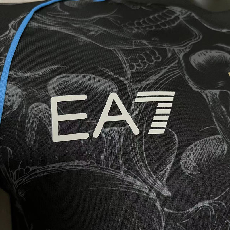 Camisa Edição Especial Napoli | 23/24 Modelo Jogador EA7 - Preta