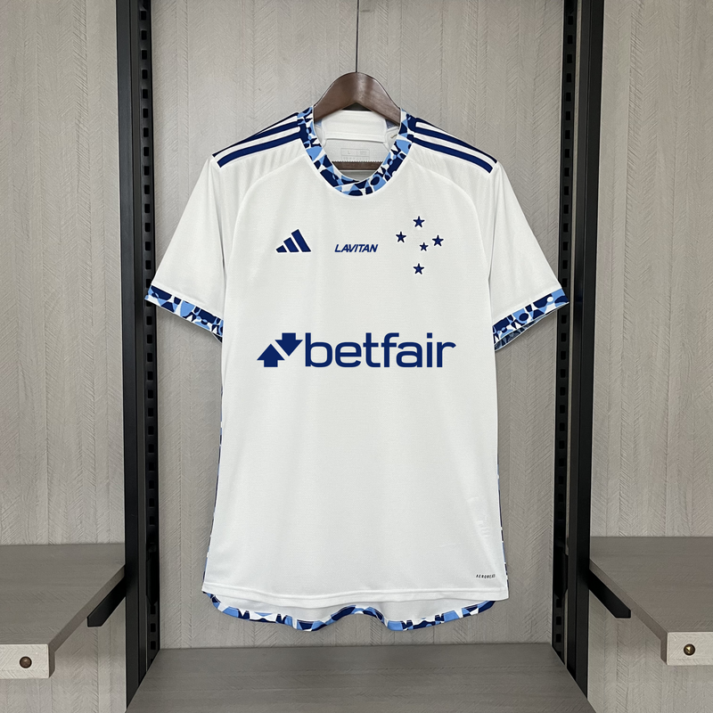 Camisa II Cruzeiro | 24/25 Torcedor Adidas - Branca (Patrocinios)
