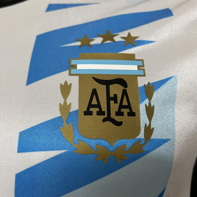 Camisa Argentina Edição Dragon Ball | 24/25 Modelo Jogador Adidas - Azul e Branca
