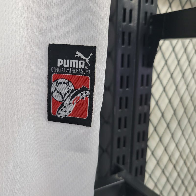 Camisa II Marrocos Retrô | 1998 Puma - Branca Vermelha e Verde