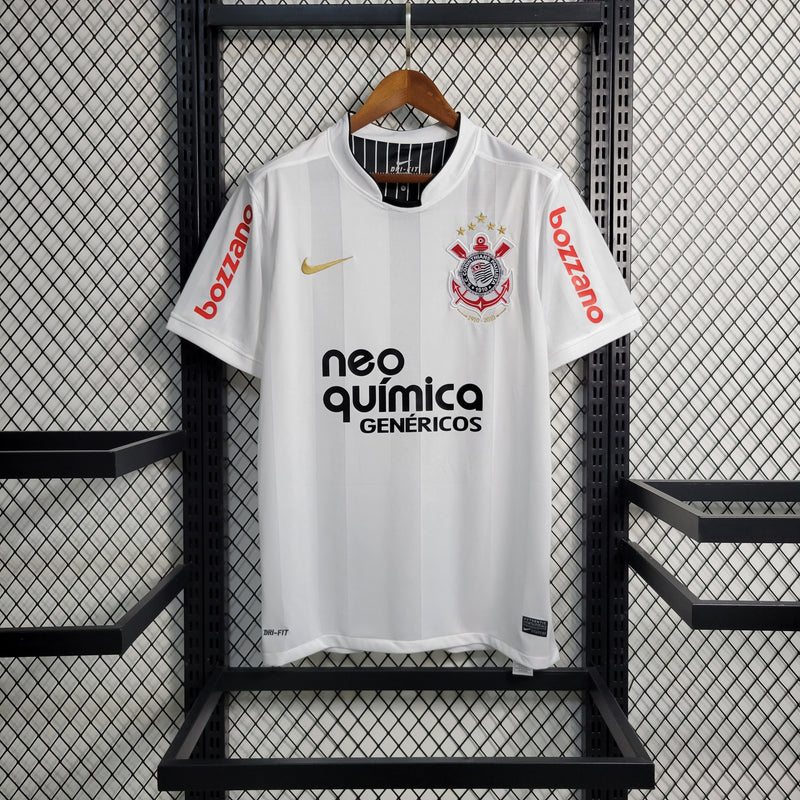 Camisa I Corinthians Retrô | 10/11 Nike - Branca
