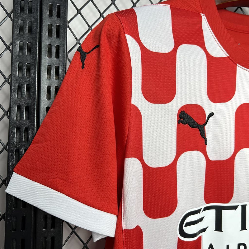 Camisa I Girona | 24/25 Torcedor Puma - Vermelha e Branca