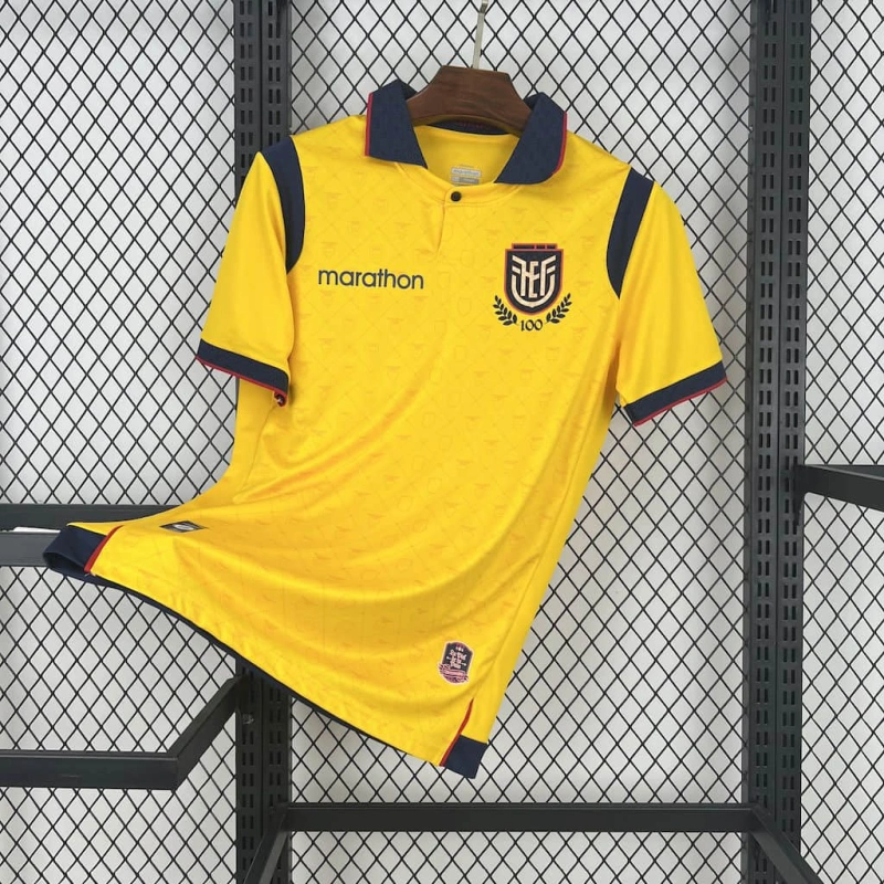 Camisa I Equador | 2025 Torcedor Marathon - Amarela e Azul