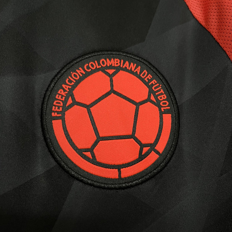 Camisa II Colômbia | 24/25 Torcedor Adidas - Preta e Laranja