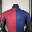 Camisa I Barcelona | 24/25 Modelo Jogador Nike - Vermelha e Azul (Spotify)