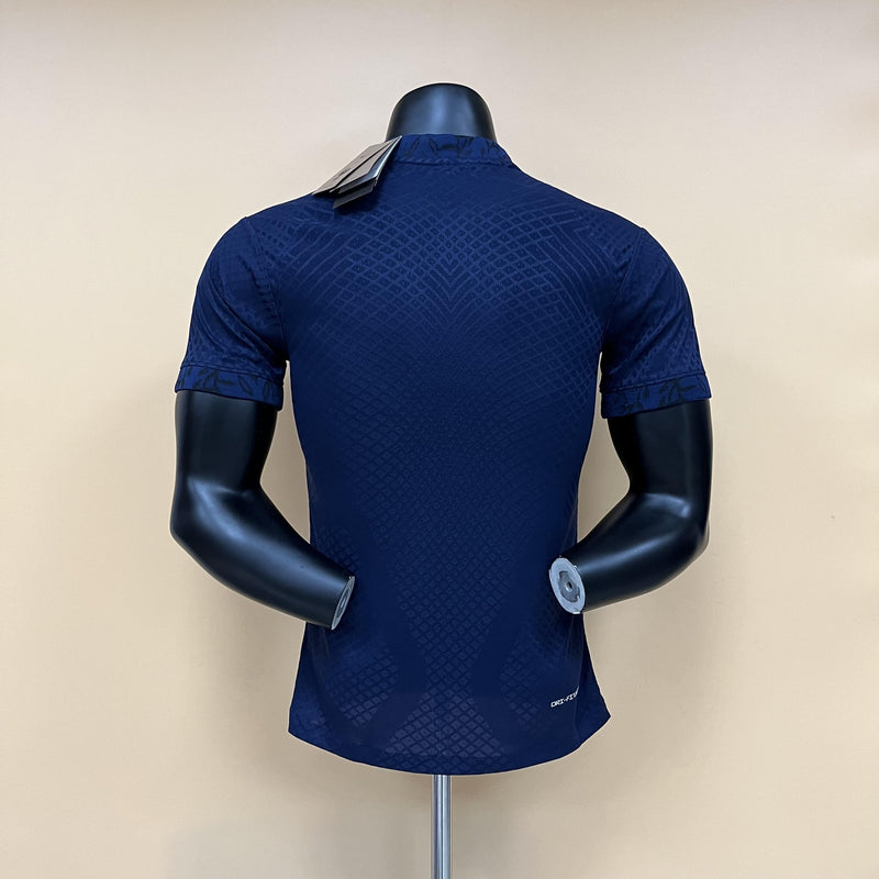 Camisa I França | 22/23 Modelo Jogador Nike - Azul
