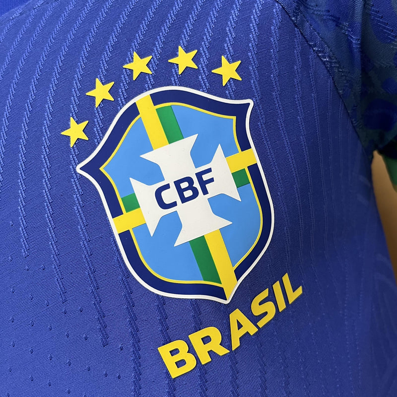 Camisa II Brasil | 22/23 Modelo Jogador Nike - Azul
