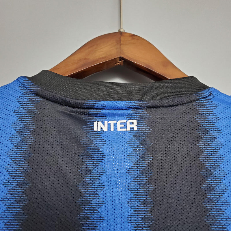 Camisa I Inter de Milão Retrô | 10/11 Torcedor Nike - Azul e Preta - Manga Longa
